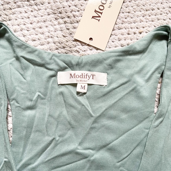 Crop Tank Top Green - Picture 4 of 7